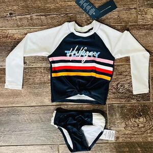 Tommy Hilfiger - Girls Swimsuit - Two Piece - Size 2T